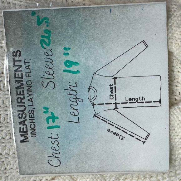 Harper New York Cream Floral Embroidered Button Front Cropped Cardigan Sweater S - Picture 8 of 8